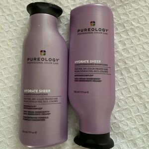 (NEW) Pureology Hydrate Sheer Purple and Conditioner